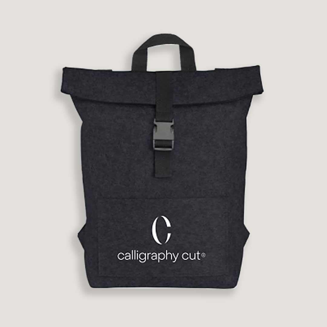 calligraphy cut Backpack
